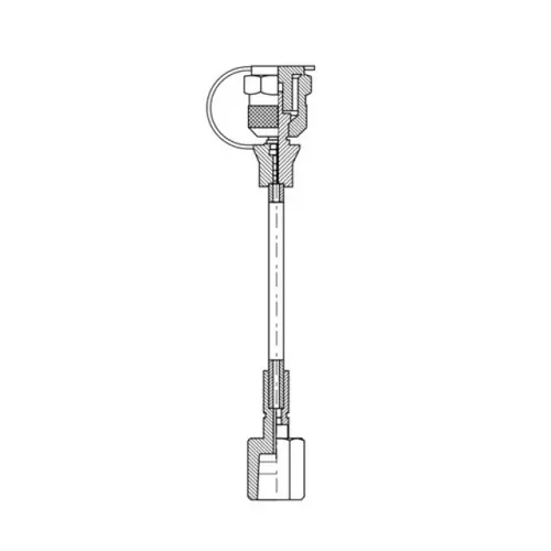 PCI H900-993-78 Micro Hose M16 X 2 Female X 1/4 in. NPT Female - 78 in. Length