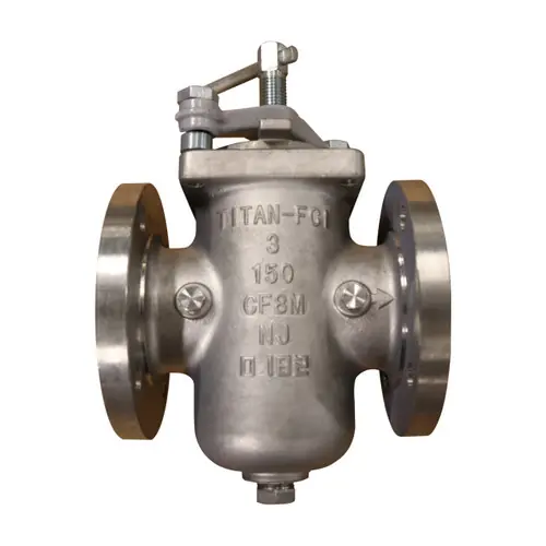 Titan Flow Control BS85LS0200 2 in Simplex Basket Strainer w/ Clamp Cover & Perforated Basket No Mesh, Stainless Steel, Flanged - Class 150