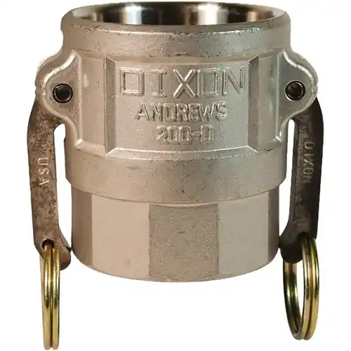 Dixon 1 1/4 in. Stainless Steel Cam & Groove Type D Coupler x Female NPT