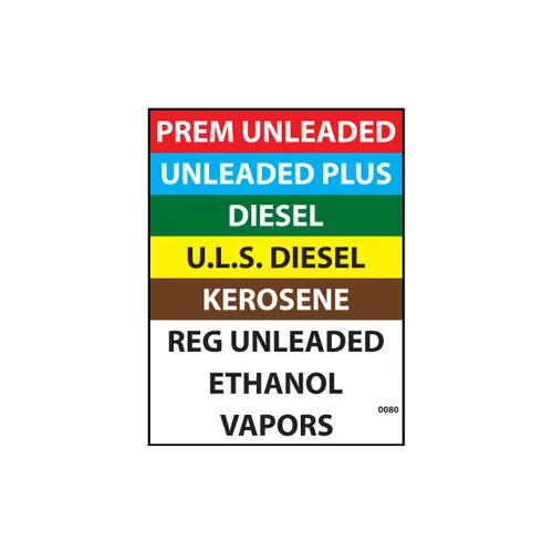 PT Coupling Commodity Tag Decal 080