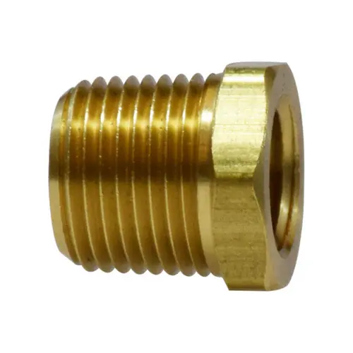 Midland Industries 28106 Brass Hex Bushing, 1/2 in. MNPT x 1/4 in. FNPT