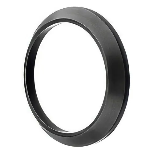 Kuriyama BUNA40BSO400 4 in. Natural Rubber Bevel Seat Gasket, Black