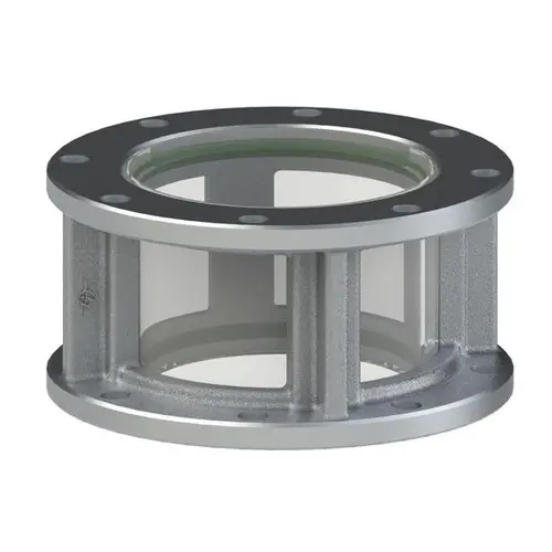 PT Coupling TTFWS Aluminum Tank Truck Flange Long Acrylic Windowed Sight Glass