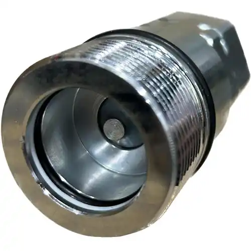 Stucchi VD 3/4 in. Carbon Steel Poppet Screw Coupler 3/4 in. BSP, 39.22 GPM