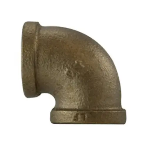 Midland Industries 44101LF 90° Elbow, Lead Free Bronze, 1/4 in. FNPT x 1/4 in. FNPT