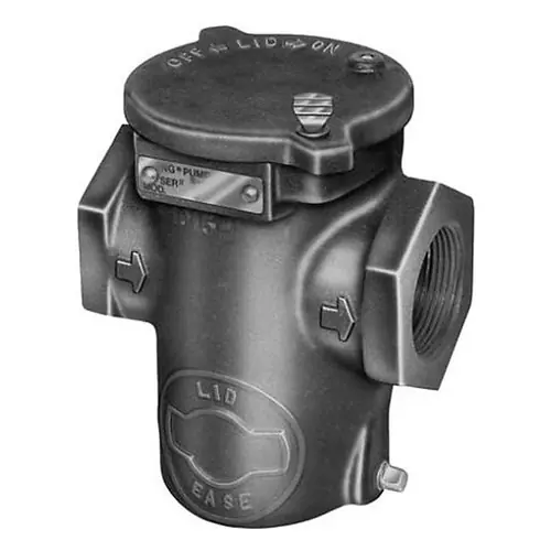 Viking Pump Lid-Ease® Cast Iron Basket-Type Line Strainers, 1 in. NPT, FKM O-Ring