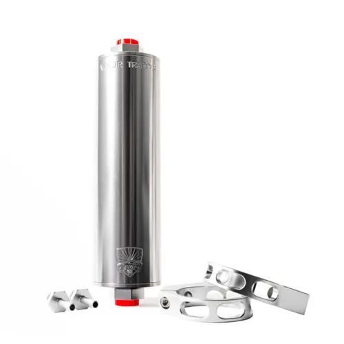 Shop 48 Vapor Trapper™ VT8SIL-1/4-P 1/4 in. x 8 in. Silver Universal Charcoal Canister Fuel Tank Vent Line Vapor Filter (Premium Package)