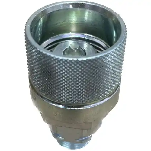 Stucchi VD 1 in. Carbon Steel Poppet Screw Nipple M 42X2 DIN, 53 GPM