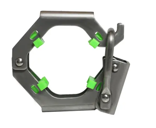 Dixon 24THP40 Threadless Hanger 4 in. Stainless Steel Polypropylene Clips