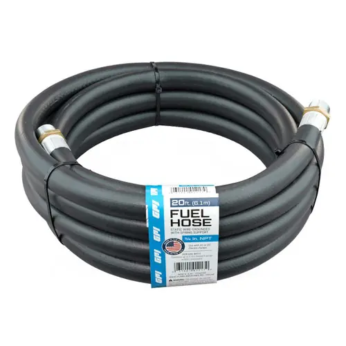 GPI 110523-02 3/4 in. x 20 ft. Fuel Hose w/ Static Wire