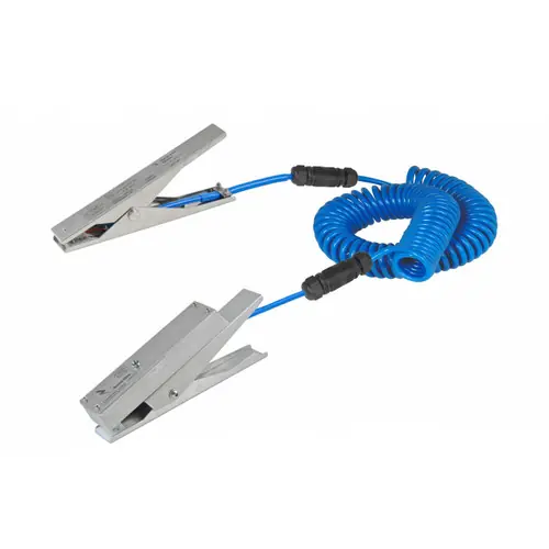Newson Gale Bond-Rite EZ Self Testing Bond Clamp Assembly w/ 16 Ft Coiled Cable & X90-IP Heavy Duty Clamp