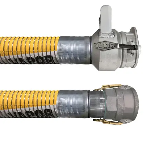 Willcox Composite 4 in. Vapor Recovery Hose Assemblies w/ Part C Female Coupler x Dixon VR4040CS-AL with Handle Ends