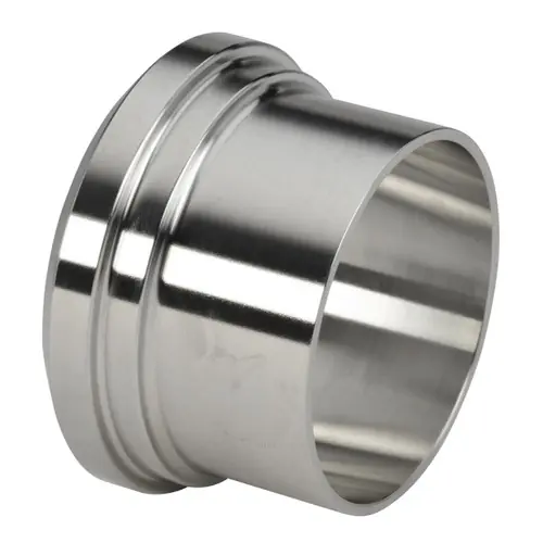 Wayland Ind. W614A Short Plain Bevel Seat Ferrule 316L Stainless Steel