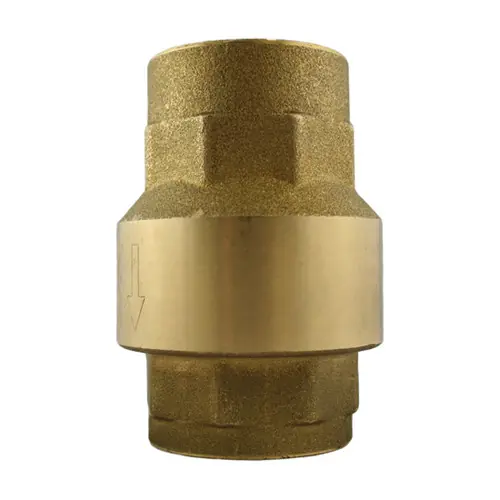 Titan Flow Control CV20BR0075 3/4 in. Threaded Brass Check Valve w/ Nitrile Rubber Seat