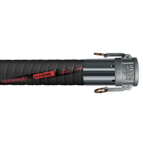 Continental ContiTech ChemOne 3 in. 200 PSI Chemical Transfer Hose w/ Stainless C x C Ends