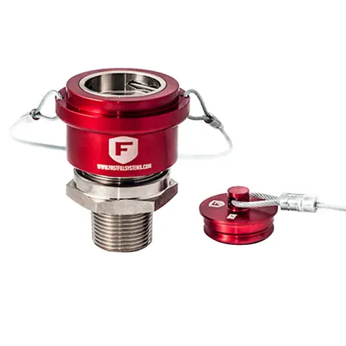 Fast Fill N100P Crankcase Nozzle w/Plug, Red