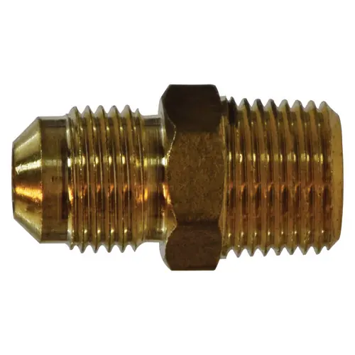 Midland Industries AMC® 704048-0606 3/8 in. S.A.E 45° Male Flare x 3/18 in. MIP Half Union Adapter, Lead Free Brass