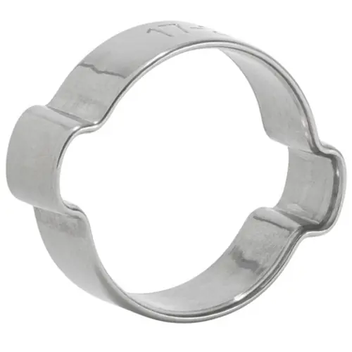 Mikalor Clamps LLC 23012175 17-20 mm Stainless Steel W4 AISI 304 Two Ear Clip - Box Qty 250