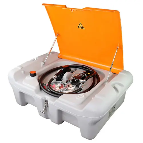 Zeeline ZEFS-55LP 55 Gallon Low-Profile Portable Diesel Fuel Tank - Diesel Only