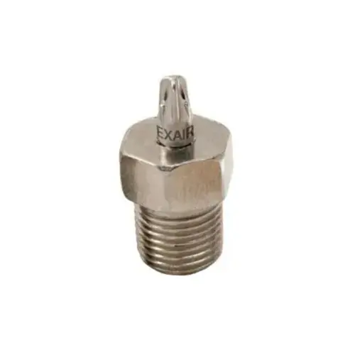 Exair 1108SS-NPT Stainless Steel Atto Super Air Nozzle, M4x0.5 x 1/8 in. MNPT
