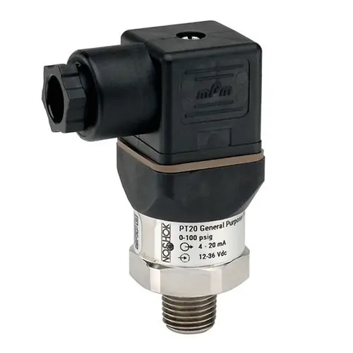 NoShok PT20 Series General Purpose Fixed Range Pressure Transmitter, 1/2 in. NPT