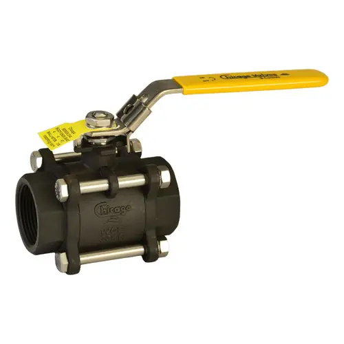 Chicago Valves 3346R4SW010 1 in. Carbon Steel Ball Valve - Socketweld, 1000 PSI