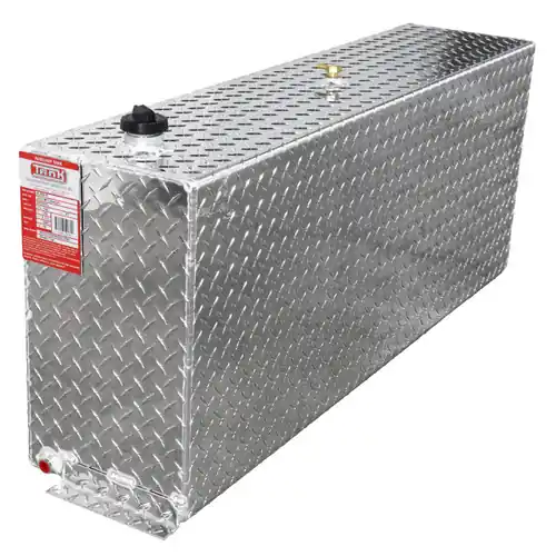 41 Gallon Aluminum Rectangle Auxiliary Tank - Diesel w/ Install Kit