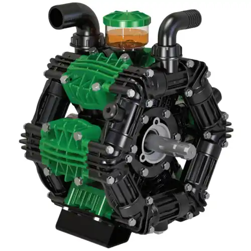 Udor ZETA 260 TS2C 2 in. Diaphragm Pump, 6 cylinders, 68 GPM, 300 PSI