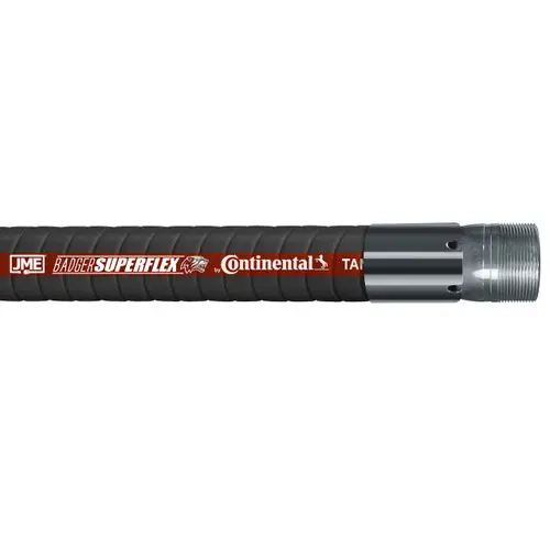 BadgerFlex SuperFlex 2 in. Petroleum Transfer Hose w/ Male NPT Ends - 150 PSI