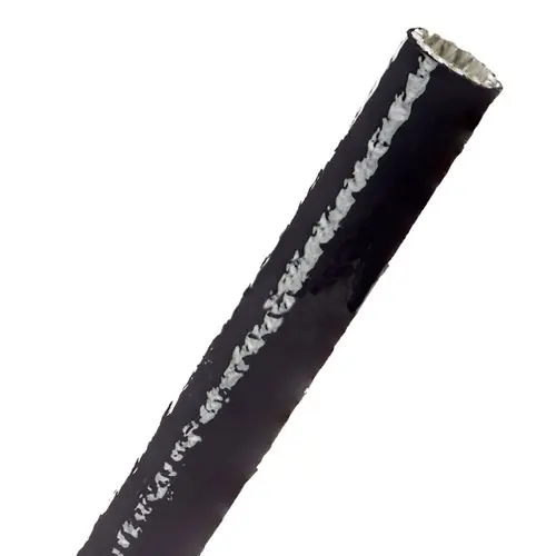 Techflex FIN0.50BK FireFlex 1/2 in. x 50 ft. Silicone Fiberglass Sleeve, Black