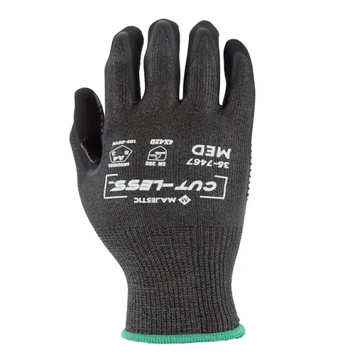 Majestic 35-7467 Cut-Less® Korplex® Cut Resistant Gloves- Medium, Pack of 12