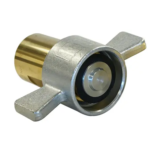 Holmbury WSC25-M-16N 1 in. Brass Screw Coupling 1 NPTF W/ Nitrile Rubber Seal - Male