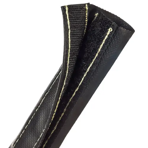 Techflex DWT1.00BK Turtle Wrap 1 in x 25 ft. Cable Wrap, Black