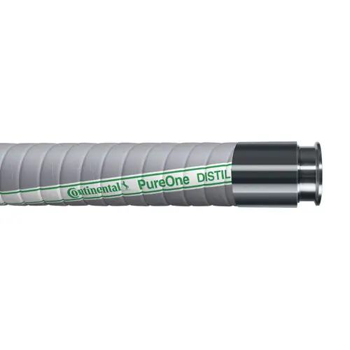 Continental ContiTech PureOne Distillery Food Grade 2 in. Suction & Discharge Hose w/ Tri-Clamp Ends