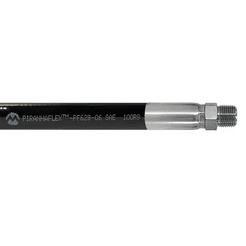 Kuriyama Piranhaflex PF628 1/4 in. Hydraulic Hose Assembly w/ Male NPT Ends