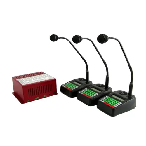 Freedom Electronics FE-TMK-4312 Trademark II Basic 12 Wired Speaker Station Intercom System w/ 3 Desktop Controllers - New