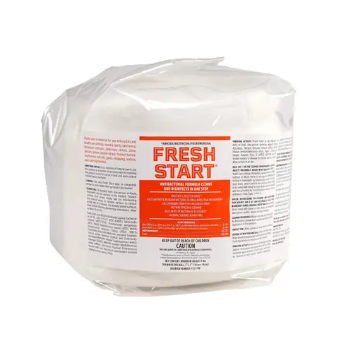 7 in. x 7 in. Fresh Start Disinfectant Wipes, Dispenser Roll, Case of 2