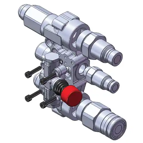 Stucchi SATURN BLOCK 1/2 in. Carbon Steel Nipple 52 GPM