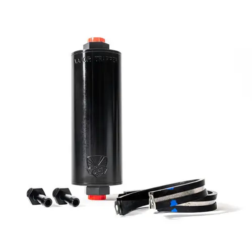 Shop 48 Vapor Trapper™ VT6BLK-3/8-B 3/8 in. x 6 in. Black Universal Charcoal Canister Fuel Tank Vent Line Vapor Filter (Basic Package)