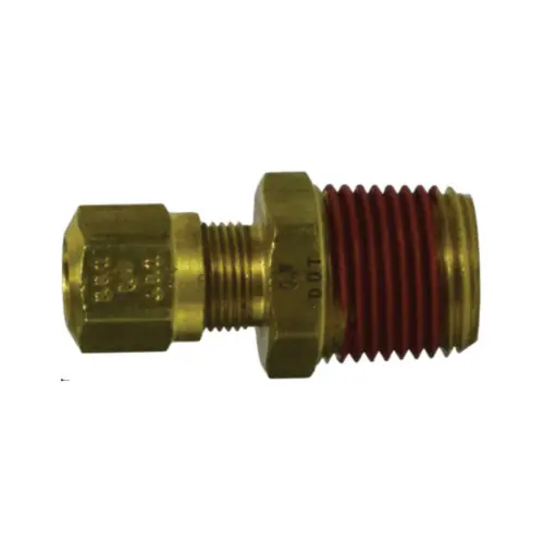 Midland Industries 38078 Brass Male Adapter, 3/8 in. Tube OD x 3/8 in. MNPT