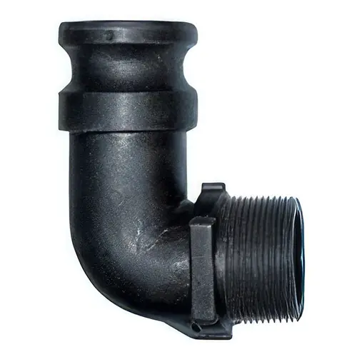 Kuriyama PP150F90 1 1/2 in. Polypropylene 90° Male Coupler x Male NPT