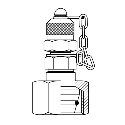PCI H900-63 M20 x 1.5 High Pressure Steel Test Connector For Compression Ring Fittings