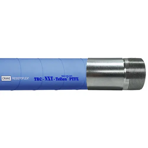 Resistoflex 1 1/2 in. TRC NXT PTFE Chemical Hose Assembly w/ Stainless Steel Male NPT Ends