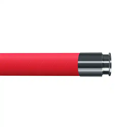 Tudertechnica Red Snake 1/2 in. EPDM Brewery Hose Assemblies w/ Tri-Clamp Ends