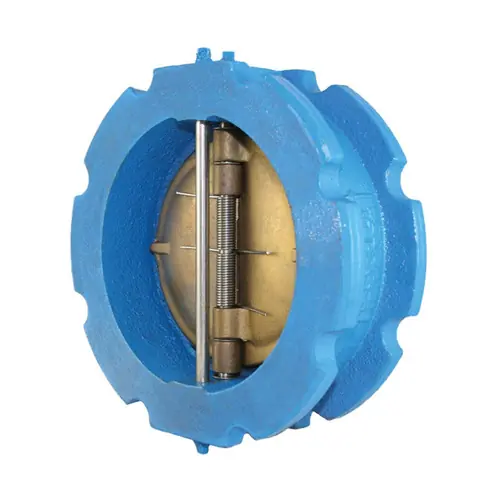 Titan Flow Control CV41DSB0200 2 in. Ductile Iron Dual Disc Wafer Check Valve w/ Nitrile Rubber Seat & SS Disc - ANSI Class 150