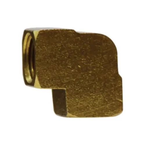 Midland Industries 28005 Brass 90° Female Barstock Elbow, 3/4 in. FNPT x 3/4 in. FNPT
