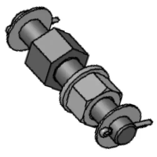 Liquip LBM800 Pivot Pin Assembly for Lower Strut Mount