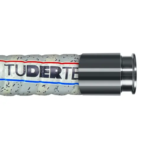 Tudertechnica Glidetech® PTFE Biotech 1 1/2 in. Chemical Suction & Delivery Hose Assemblies 150 PSI w/ 3A Tri-Clamp Ends