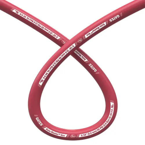 Gates Data Master Eco 1/4 in. Cooling Hose, 50 PSI, Red - Hose Only