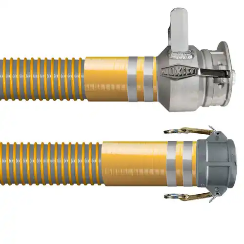 Kanaflex ST 120 UACVR 4 in. Vapor Hose Assemblies w/ Part C Female Coupler x Dixon VR4040CS-AL with Handle Ends